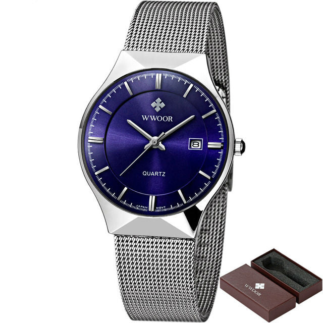 Mesh Strap Thin Watch