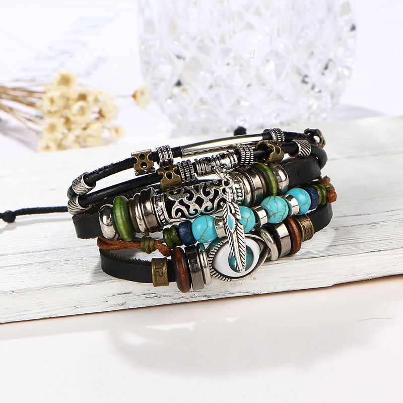 Vintage Multi-layer Bling Bracelet