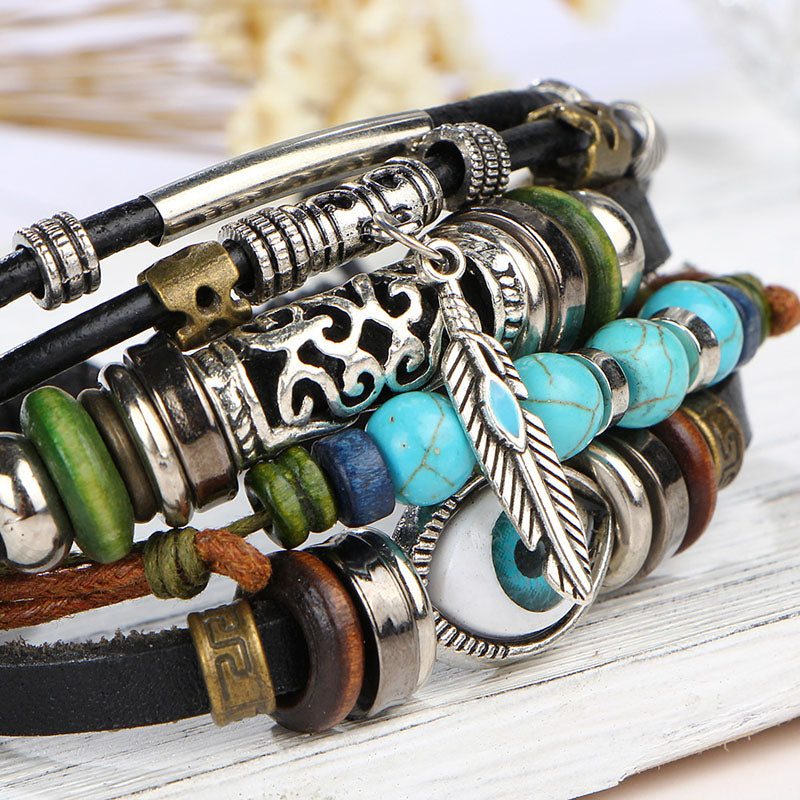 Vintage Multi-layer Bling Bracelet