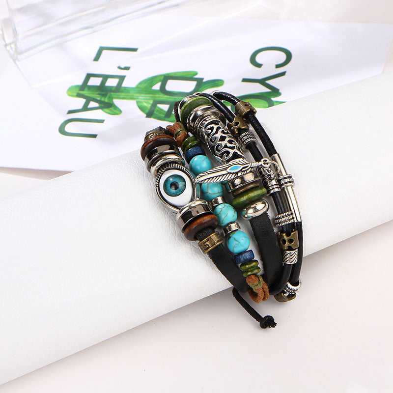 Vintage Multi-layer Bling Bracelet