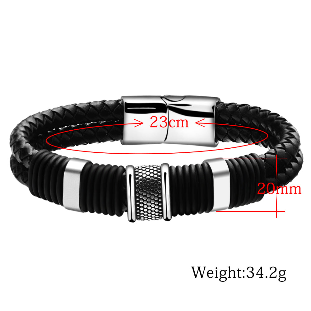 Genuine Braided Double Layer Bracelets