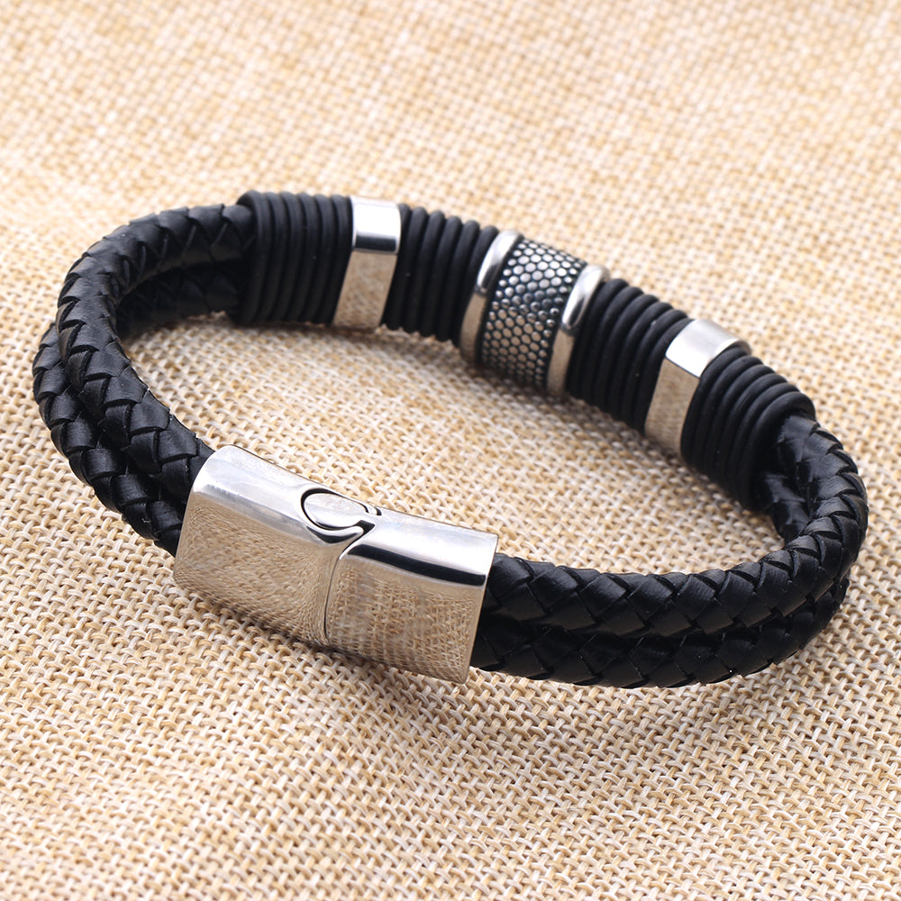 Genuine Braided Double Layer Bracelets