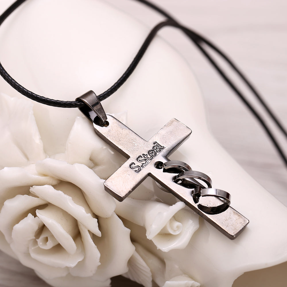 Death Note Cross Pendant Necklace