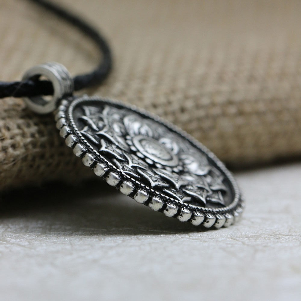 Retro Geometry Pendant Necklace