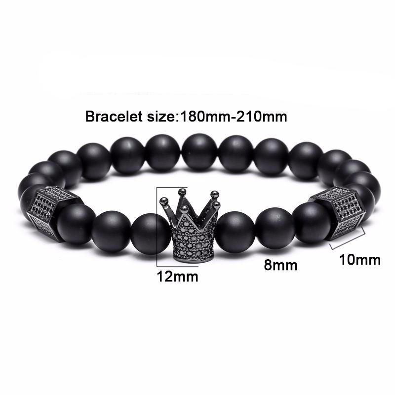 Trendy Imperial Crown & Stoppers Bracelets