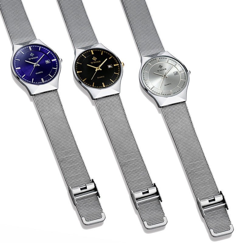 Mesh Strap Thin Watch