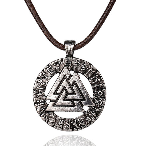 Viking Odin's Symbol of Norse Pendant Necklace