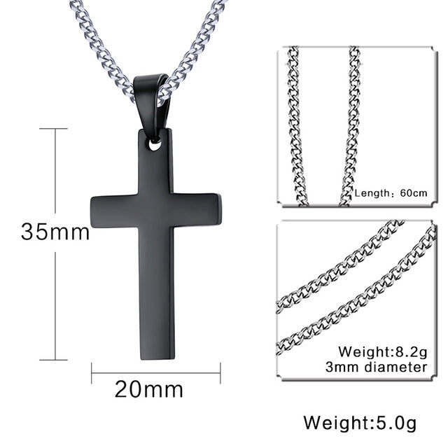 Men's Cross Pendant Necklaces