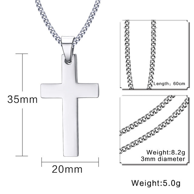 Men's Cross Pendant Necklaces