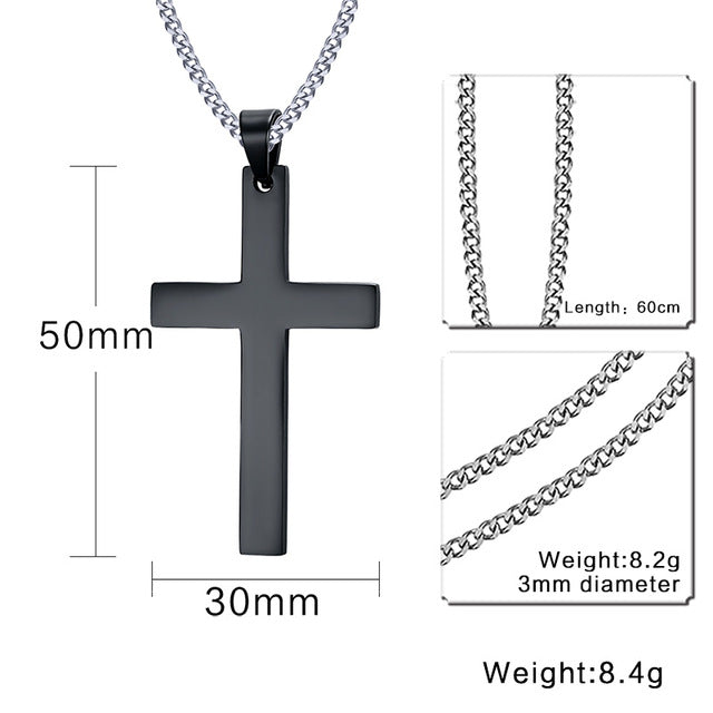 Men's Cross Pendant Necklaces