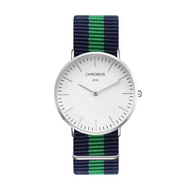 Casual Quartz Three-Tone Watch