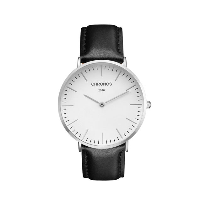 Casual Quartz Three-Tone Watch