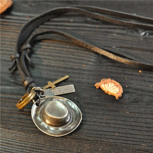 Punk & Vintage Pendant Leather Necklaces