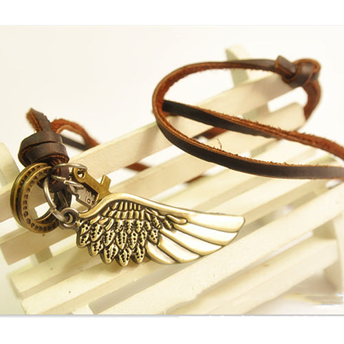 Punk & Vintage Pendant Leather Necklaces